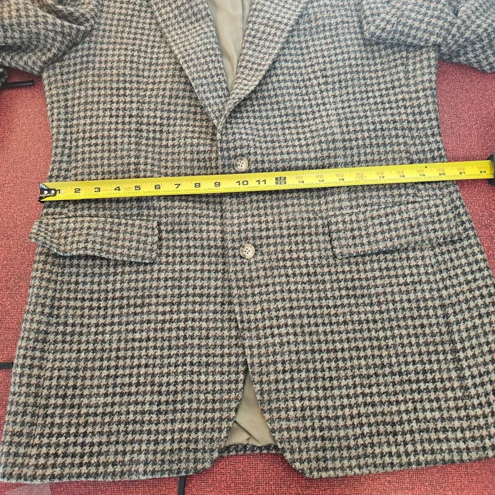 Vintage 90s University Shop New Haven Wool Tweed Blazer 42L Ivy League Preppy